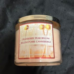 Bath and Bodyworks, cranberry pear, Bellini candle